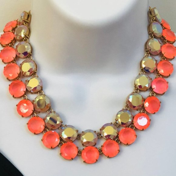 J. Crew Jewelry - 🔥EUC JCrew Lavender Crystal 2-Strand Necklace